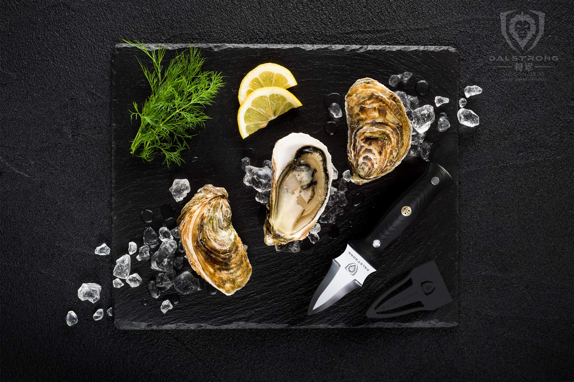 Dalstrong Professional Oyster Knife - 3.5 inch - Shogun Series Elite - Clam and Shellfish Shucking Knife - Japanese AUS-10V Super Steel - G10 Handle - Cooking Fish Kitchen Knife - Sheath Included - Image 5